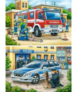 Alternative view of Ravensburger puzzle (slagalice) - Policija I vatrogasci