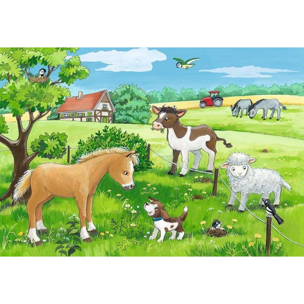 Ravensburger puzzle (slagalice) - Mladunci na farmi - Image 4