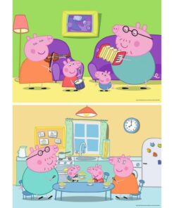 Alternative view of Ravensburger puzzle (slagalice) - Pepa prase u kuci