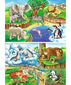 Alternative view of Ravensburger puzzle (slagalice) - Zoo vrt