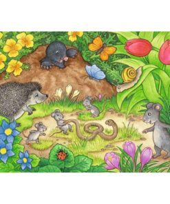 Alternative view of Ravensburger puzzle (slagalice) - Posetioci u basti