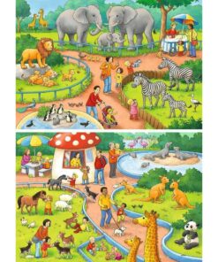 Alternative view of Ravensburger puzzle (slagalice)-  dan u Zoo vrtu
