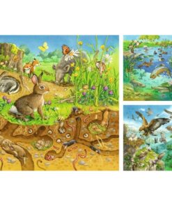 Alternative view of Ravensburger puzzle (slagalice) - Zivotinje u stanistima