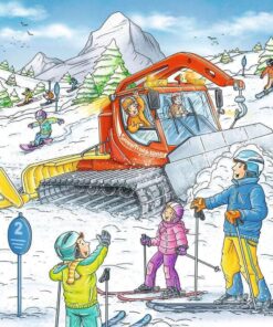 Alternative view of Ravensburger puzzle (slagalice) - Idemo na skijanje