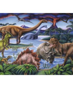 Alternative view of Ravensburger puzzle (slagalice) - Igraliste za dinosauruse