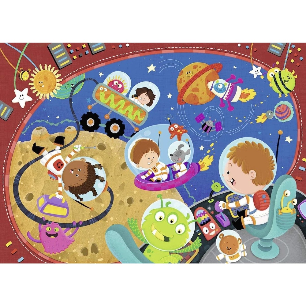 Ravensburger puzzle (slagalice) - Trke u svemiru - Image 2