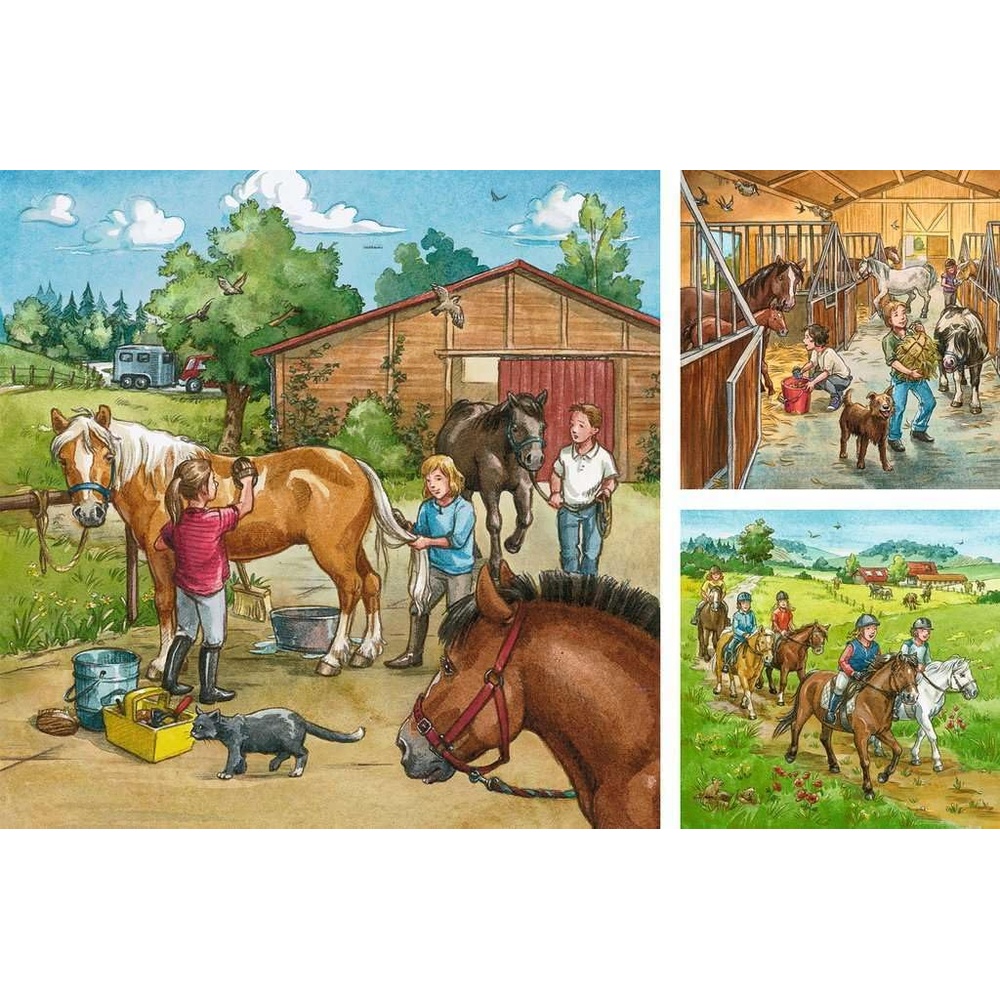 Ravensburger puzzle (slagalice) - Dana na ergeli - Image 2