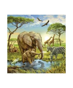 Alternative view of Ravensburger puzzle (slagalice) - Zivotinje u divljini