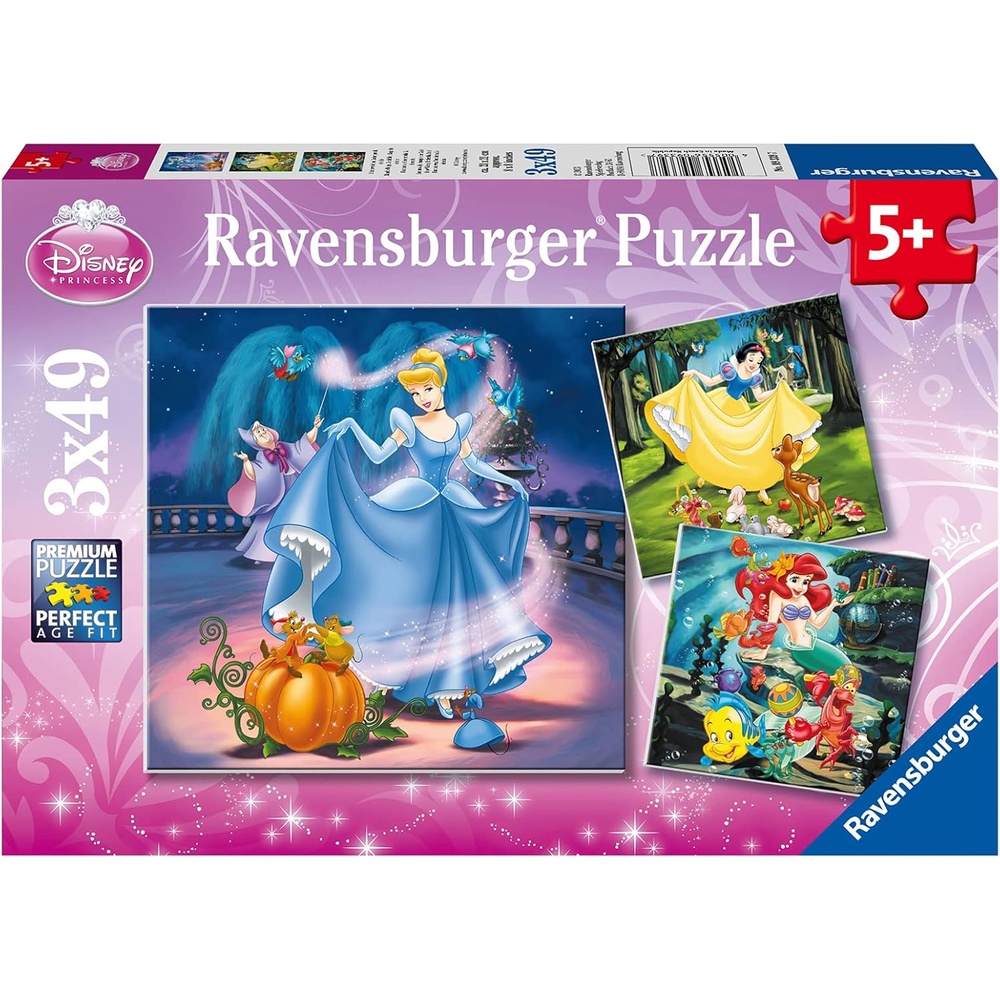 Ravensburger puzzle (slagalice) - Cinderella, Ariel
