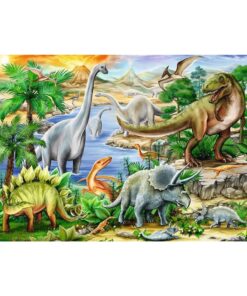 Alternative view of Ravensburger puzzle (slagalice) - Dinosaurusi