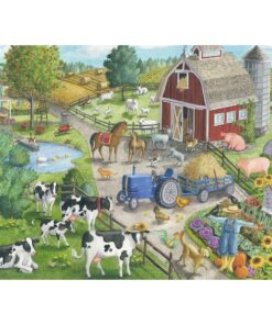 Alternative view of Ravensburger puzzle (slagalice) - Na farmi