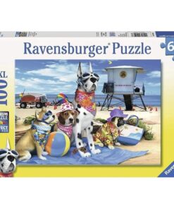 Ravensburger puzzle (slagalice) - Psi na plazi