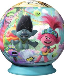 Alternative view of Ravensburger 3D puzzle (slagalice) -  Trolls