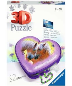 Ravensburger 3D puzzle (slagalice) - Kutija u obliku srca sa konjima