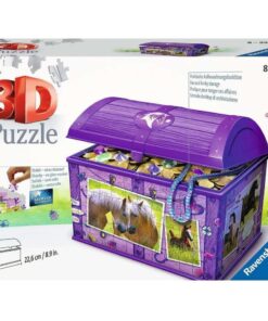 Ravensburger 3D puzzle (slagalice) - Kutija za blago sa motivom konja
