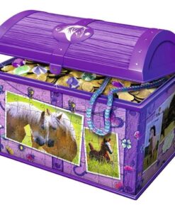 Alternative view of Ravensburger 3D puzzle (slagalice) - Kutija za blago sa motivom konja