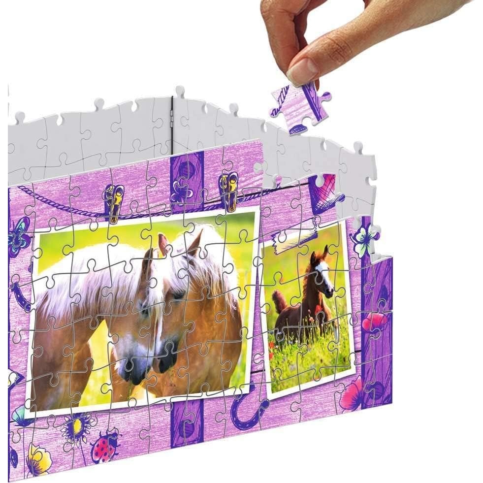 Ravensburger 3D puzzle (slagalice) - Kutija za blago sa motivom konja - Image 4