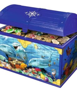 Alternative view of Ravensburger 3D puzzle (slagalice) - Kutija za blago sa motivom delfina