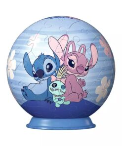 Alternative view of Ravensburger 3D puzzle (slagalice) -  Stitch i andjel