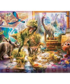 Alternative view of Ravensburger puzzle (slagalice) - Dino radnja