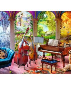 Alternative view of Ravensburger puzzle (slagalice) - Četiri godišnja doba u muzici