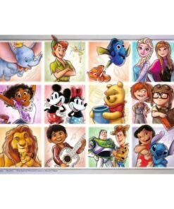 Alternative view of Ravensburger puzzle (slagalice) - Dizni više likova