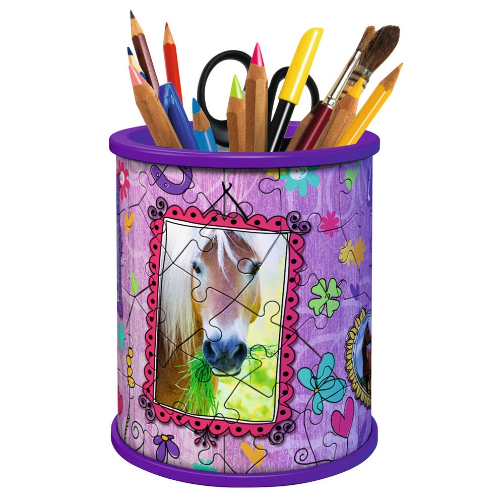 Ravensburger 3D puzzle (slagalice) - Kutija za olovke sa konjem - Image 2