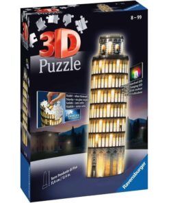 Ravensburger 3D puzzle (slagalice) -  Toranj u Pizi nocno izdanje