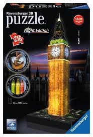 Ravensburger 3D puzzle (slagalice) - Big ben nocu