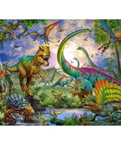 Alternative view of Ravensburger puzzle (slagalice) - Zemlja reptila