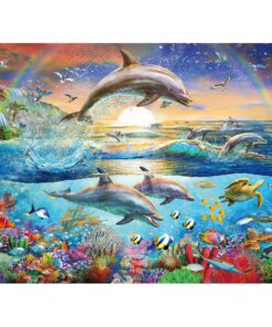 Alternative view of Ravensburger puzzle (slagalice) - Delfini