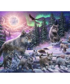 Alternative view of Ravensburger puzzle (slagalice) - Severni vukovi