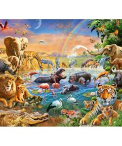 Alternative view of Ravensburger puzzle (slagalice) - Oaza