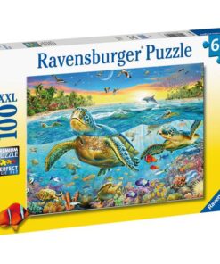 Ravensburger puzzle (slagalice) - Plivanje sa kornjačama