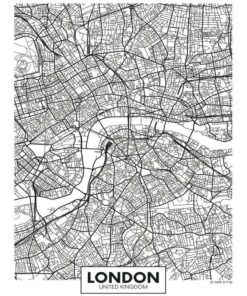 Alternative view of Ravensburger puzzle (slagalice) - Mapa Londona