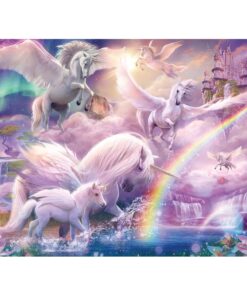 Alternative view of Ravensburger puzzle (slagalice) - Pegazi jednorozi