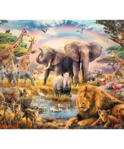 Alternative view of Ravensburger puzzle (slagalice) - Safari