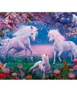 Alternative view of Ravensburger puzzle (slagalice) – Jednorozi