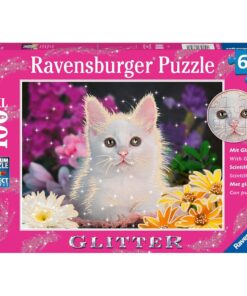 Ravensburger puzzle (slagalice) - Mačka sa šljokicama