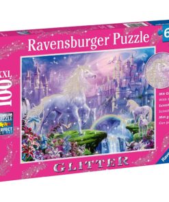 Ravensburger puzzle (slagalice) - Magični vukovi sa gliterom