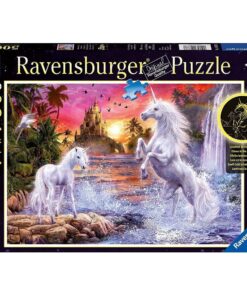 Ravensburger puzzle (slagalice)- Jednorog na reci