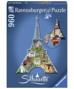 Ravensburger puzzle (slagalice)- Ajfelova kula silueta