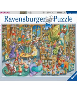 Ravensburger puzzle (slagalice)- Ponoc u biblioteci