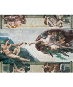 Alternative view of Ravensburger puzzle (slagalice)- Mikelandjelo "Stvaranje Adama"