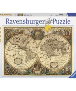 Ravensburger puzzle (slagalice)- Anticka karta sveta 5000