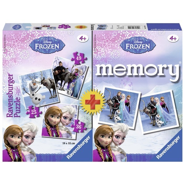 Ravensburger drustvena igra - Frozen puzzle + memorija